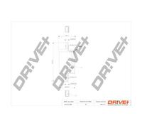 Filtro carburante Filtro ad avvitamento DP1110.13.0207 Drve+ per FORD