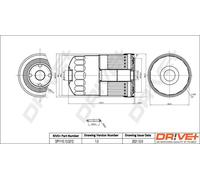 Filtro carburante Filtro ad avvitamento DP1110.13.0212 Drve+ per MITSUBISHI