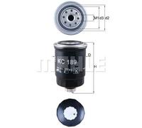 Filtro carburante Filtro ad avvitamento KC 189 KNECHT per NISSAN TERRANO II