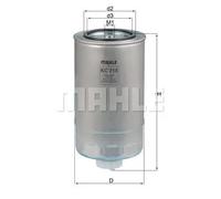 Filtro carburante Filtro ad avvitamento KC 214 KNECHT per IVECO ASTRA IRISBUS