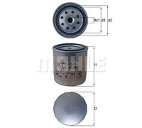 Filtro carburante MAHLE KNECHT KC 22