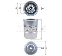 Filtro carburante KNECHT KC 236