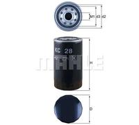 Filtro carburante Filtro ad avvitamento KC 28 MAHLE per ERF B-Serie C-Serie