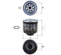 Filtro carburante MAHLE KNECHT KC 388D
