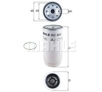 Filtro carburante Filtro ad avvitamento KC 505D MAHLE per MERCEDES-BENZ ANTOS