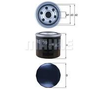 Filtro carburante Filtro ad avvitamento KC 99 KNECHT per DAIHATSU TAFT