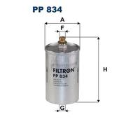 Filtro carburante Filtro ad avvitamento PP 834 FILTRON per MERCEDES-BENZ PUCH