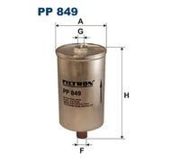 Filtro carburante FILTRON PP849