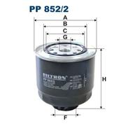 Filtro carburante Filtro ad avvitamento PP 852/2 FILTRON per MITSUBISHI