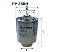 Filtro carburante Filtro ad avvitamento PP 855/1 FILTRON per TOYOTA AURIS VERSO
