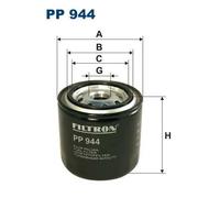 Filtro carburante Filtro ad avvitamento PP 944 FILTRON per TOYOTA NISSAN ISUZU