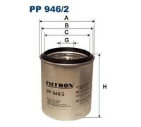 Filtro carburante Filtro ad avvitamento PP 946/2 FILTRON per JEEP CHRYSLER