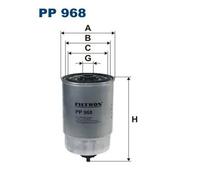 Filtro carburante Filtro ad avvitamento PP 968 FILTRON per LANCIA ALFA ROMEO KIA