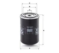 Filtro carburante MANN-FILTER WDK 940/1