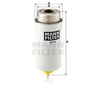 MANN-FILTER WK 8104 Filtro carburante - per Autovetture + veicoli commeriali