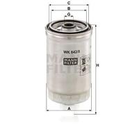Filtro carburante Filtro ad avvitamento WK 842/8 MANN-FILTER per LANCIA FIAT