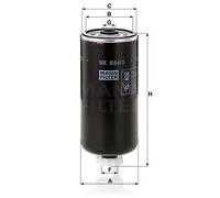 WK8541 Filtro carburante (MARCA-MANN)