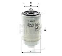 Filtro carburante Filtro ad avvitamento WK 854/6 MANN-FILTER per LANCIA PEUGEOT