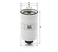 Filtro carburante MANN-FILTER WK 880