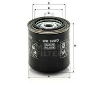 MANN-FILTER WK 920/3 Filtro carburante - per Autovetture + veicoli commeriali