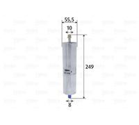 Filtro carburante Filtro per condotti/circuiti 587074 VALEO per AUDI Q7 Q5 A5