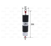 Filtro carburante Filtro per condotti/circuiti 587077 VALEO per AUDI SEAT