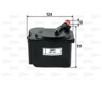 VALEO 587501 Filtro carburante Filtri motore elevati proprietà di filtrazione, durevolezza, applicazione facile e precisa