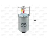 VALEO 587503 Filtro carburante Filtri motore elevati proprietà di filtrazione, durevolezza, applicazione facile e precisa