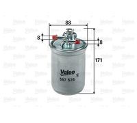 Filtro carburante Filtro per condotti/circuiti 587526 VALEO per VW FORD SEAT
