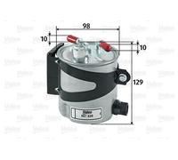 Filtro carburante Filtro per condotti/circuiti 587528 VALEO per RENAULT DACIA
