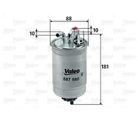 VALEO 587560 Filtro carburante per AUDI