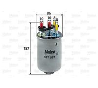 Filtro carburante Filtro per condotti/circuiti 587562 VALEO per LAND ROVER