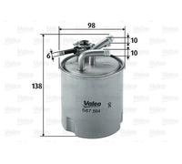 VALEO 587564 Filtro carburante per NISSAN