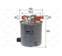 Filtro carburante Filtro per condotti/circuiti 587572 VALEO per DACIA RENAULT