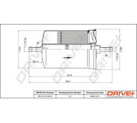 Filtro carburante Filtro per condotti/circuiti DP1110.13.0013 Drve+ per BMW MG