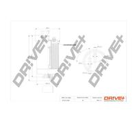 Filtro carburante Filtro per condotti/circuiti DP1110.13.0103 Drve+ per FORD VW