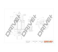 Filtro carburante Filtro per condotti/circuiti DP1110.13.0113 Drve+ per RENAULT