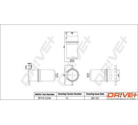 Filtro carburante Filtro per condotti/circuiti DP1110.13.0144 Drve+ per VW