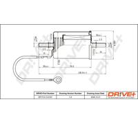 Filtro carburante Filtro per condotti/circuiti DP1110.13.0157 Drve+ per DAEWOO