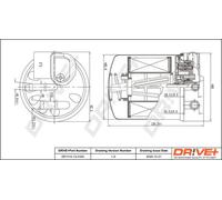 Filtro carburante Filtro per condotti/circuiti DP1110.13.0163 Drve+