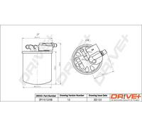 Filtro carburante Filtro per condotti/circuiti DP1110.13.0198 Drve+