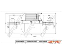 Filtro carburante Filtro per condotti/circuiti DP1110.13.0221 Drve+ per VOLVO