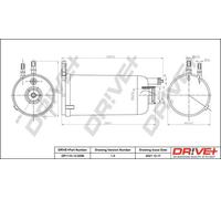 Filtro carburante Filtro per condotti/circuiti DP1110.13.0296 Drve+ per IVECO