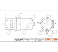 Filtro carburante Filtro per condotti/circuiti DP1110.13.0301 Drve+ per VW
