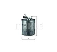 Filtro carburante Filtro per condotti/circuiti KL 100/2 KNECHT per MERCEDES-BENZ