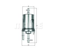 Knecht KL 156/1 Filtro Motore