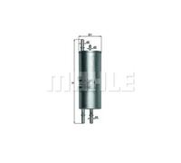 Filtro carburante Filtro per condotti/circuiti KL 167 KNECHT per BMW LAND ROVER