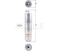 Filtro carburante Filtro per condotti/circuiti KL 169/4D MAHLE per BMW MINI