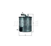 KNECHT KL174 - Filtro carburante
