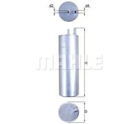 Mahle Original Filtro carburante KL 229/5 per VW Multivan Transporter 2.0/2.5 FN868